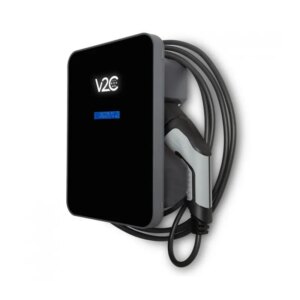 Cargador V2C Trydan 7,4kW con protecciones, cable T2 5m y carga dinámica